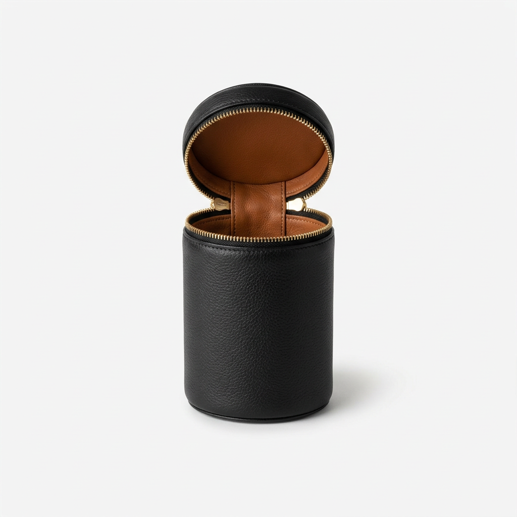 The black Anicah Dummy Pouch on a clean white background